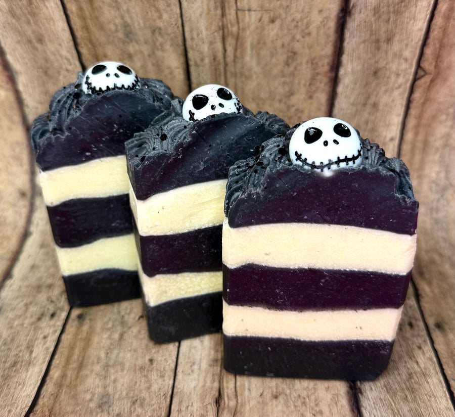 Jack Skellington Inspired Artisan Soap - Artisan Soap - Handmade Soap - Halloween Soap - Halloween Collection