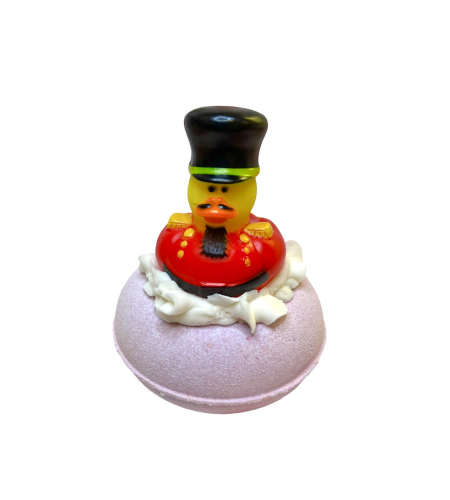 Nutcracker Rubber Ducky Bath Bomb - Christmas Bath Time - Christmas Gift - Kids Gift - Stocking Stuffer - Bath Time