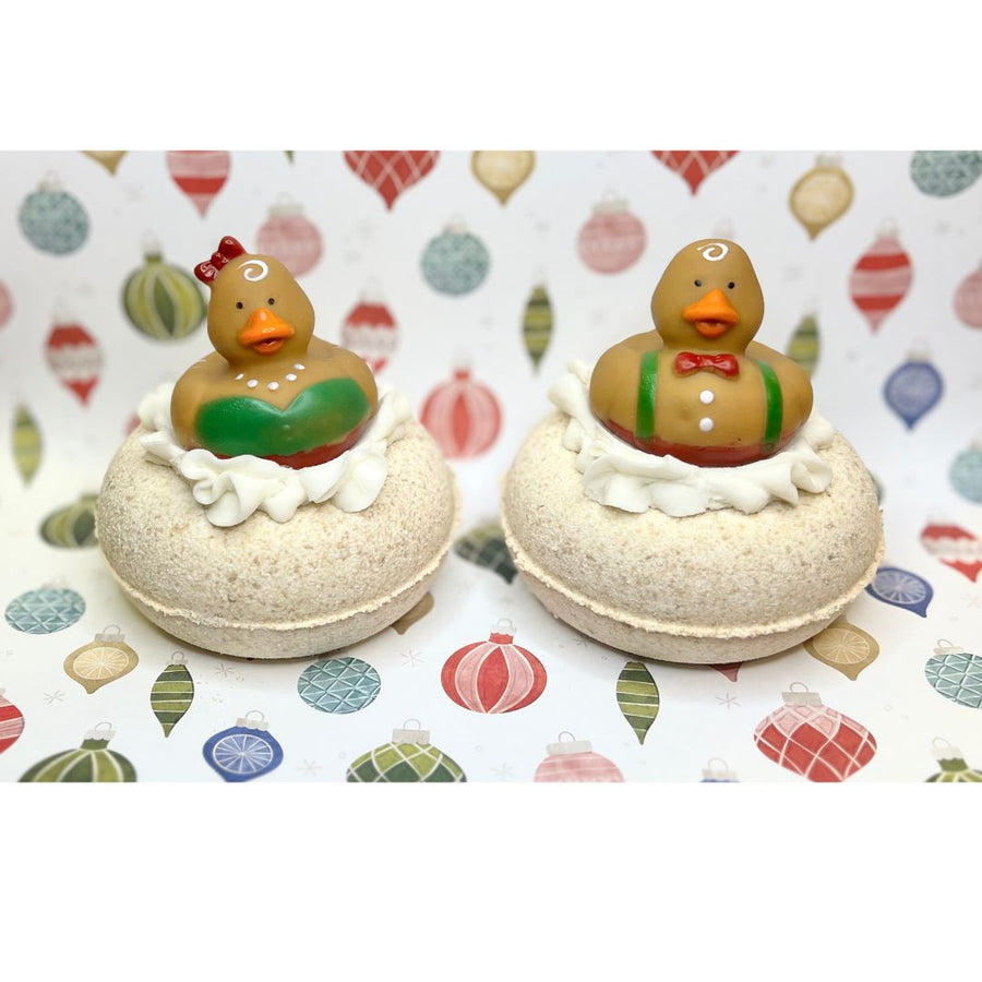 Gingerbread Rubber Ducky Bath Bomb