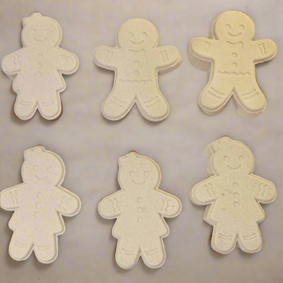 Gingerbread People Bath Bombs