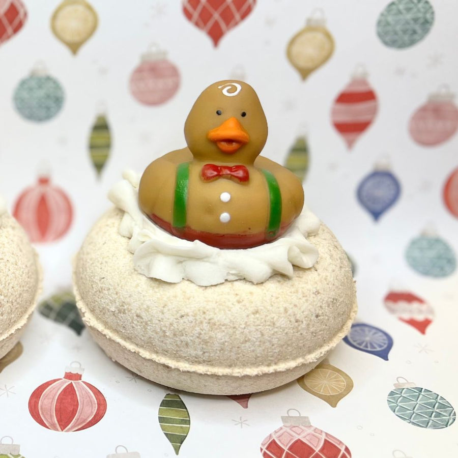 Gingerbread Rubber Ducky Bath Bomb