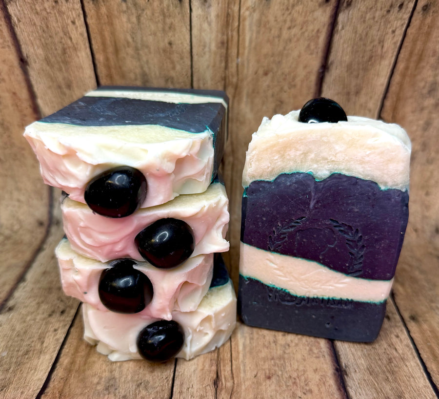 Obsidian Crystal Soap