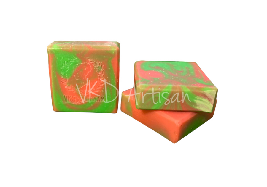 Barbie Dreams Cucumber Melon Artisan Soap - Cold Process Soap - Barbie Pink - Cucumber Melon Soap