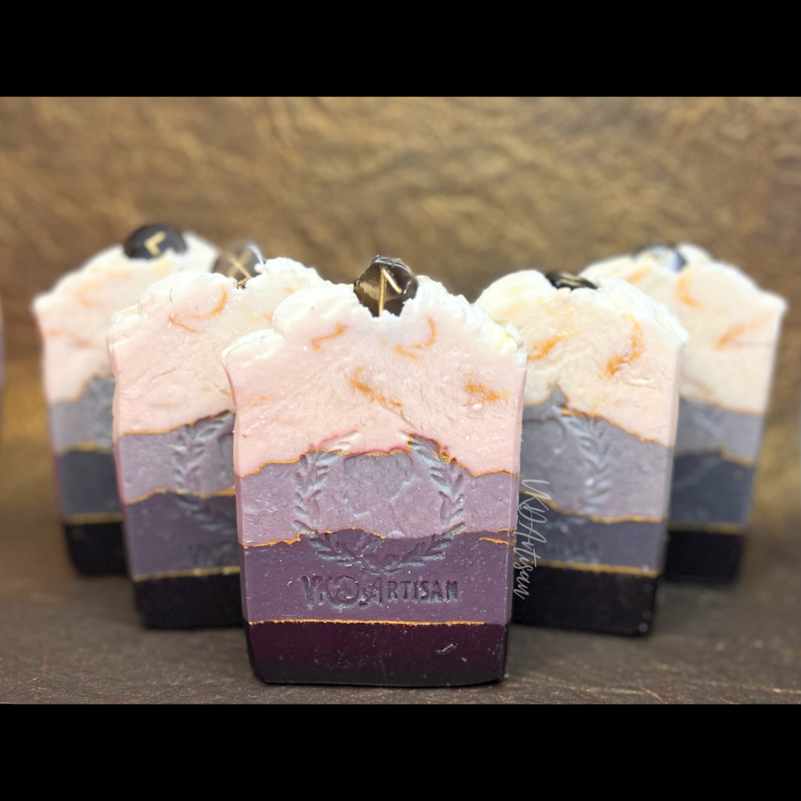 Onyx Runes Soap - Artisan Soap - Handmade Soap - Viking Soap - Zodiac Soap - Crystal Soap