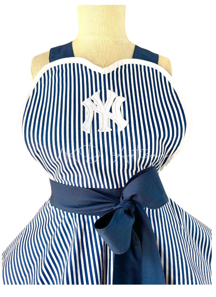 New York Yankees Inspired Pinup Apron - NY Yankees - MLB Apron - Vintage Apron