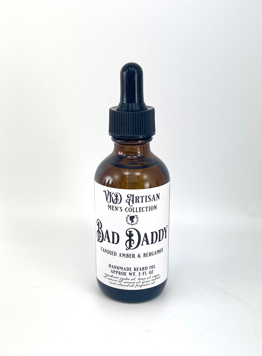 Bad Daddy Beard Oil - Candied Amber & Bergamot Beard Oil - Gifts for Him - Beard Gifts