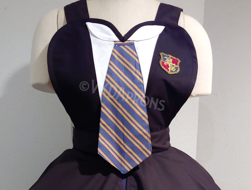 Magical School Inspired Pinup Apron - Ravenclaw House Apron - Costume Apron - Harry Potter Inspired Apron