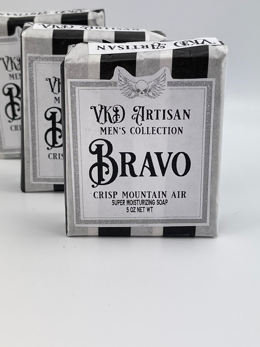 Bravo Mountain Air Soap - Handcrafted Soap - Artisan Soap - Exfoliating Soap - Skincare - Men's Soap